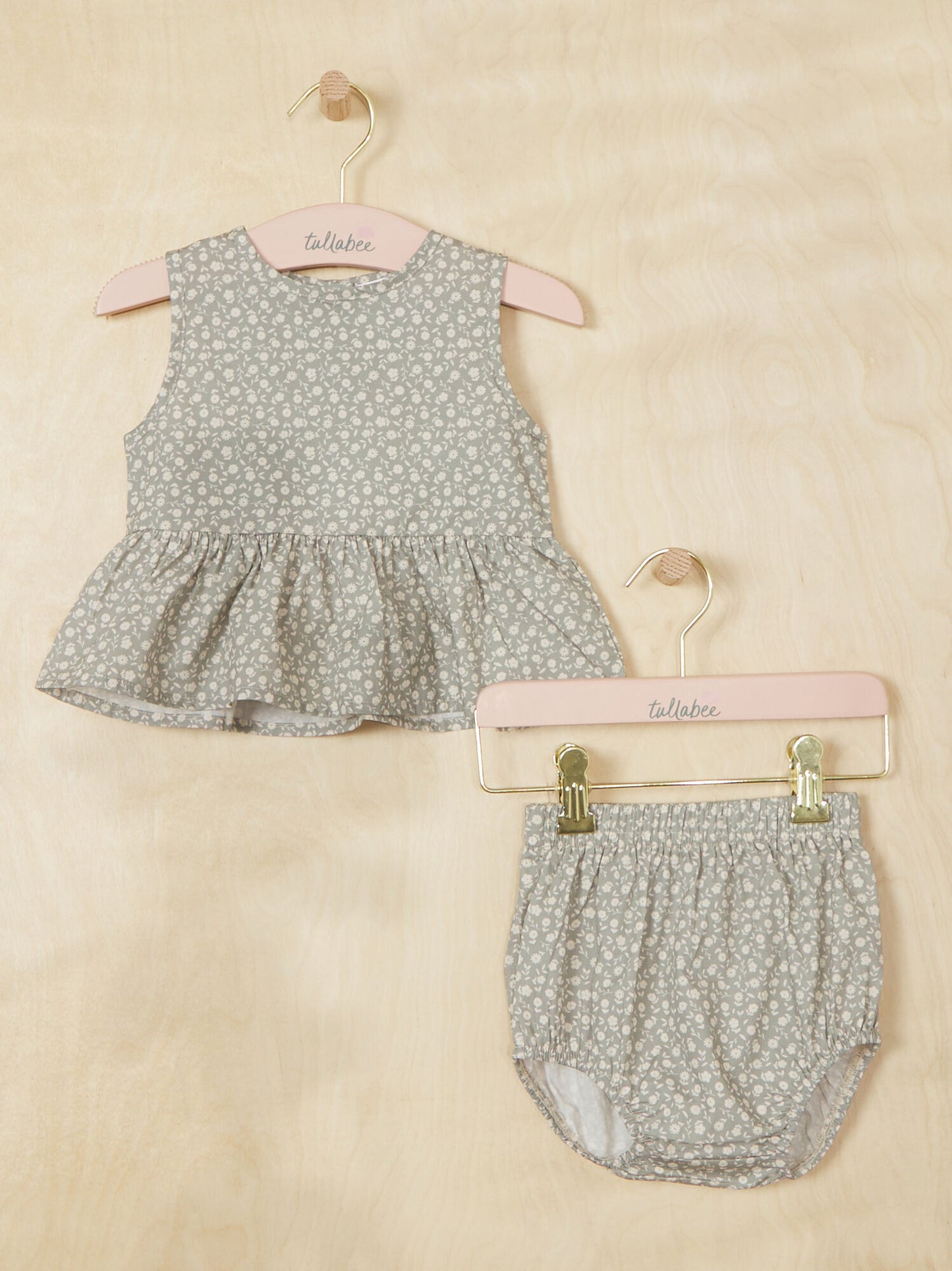  Azura Floral Top And Bloomer Set