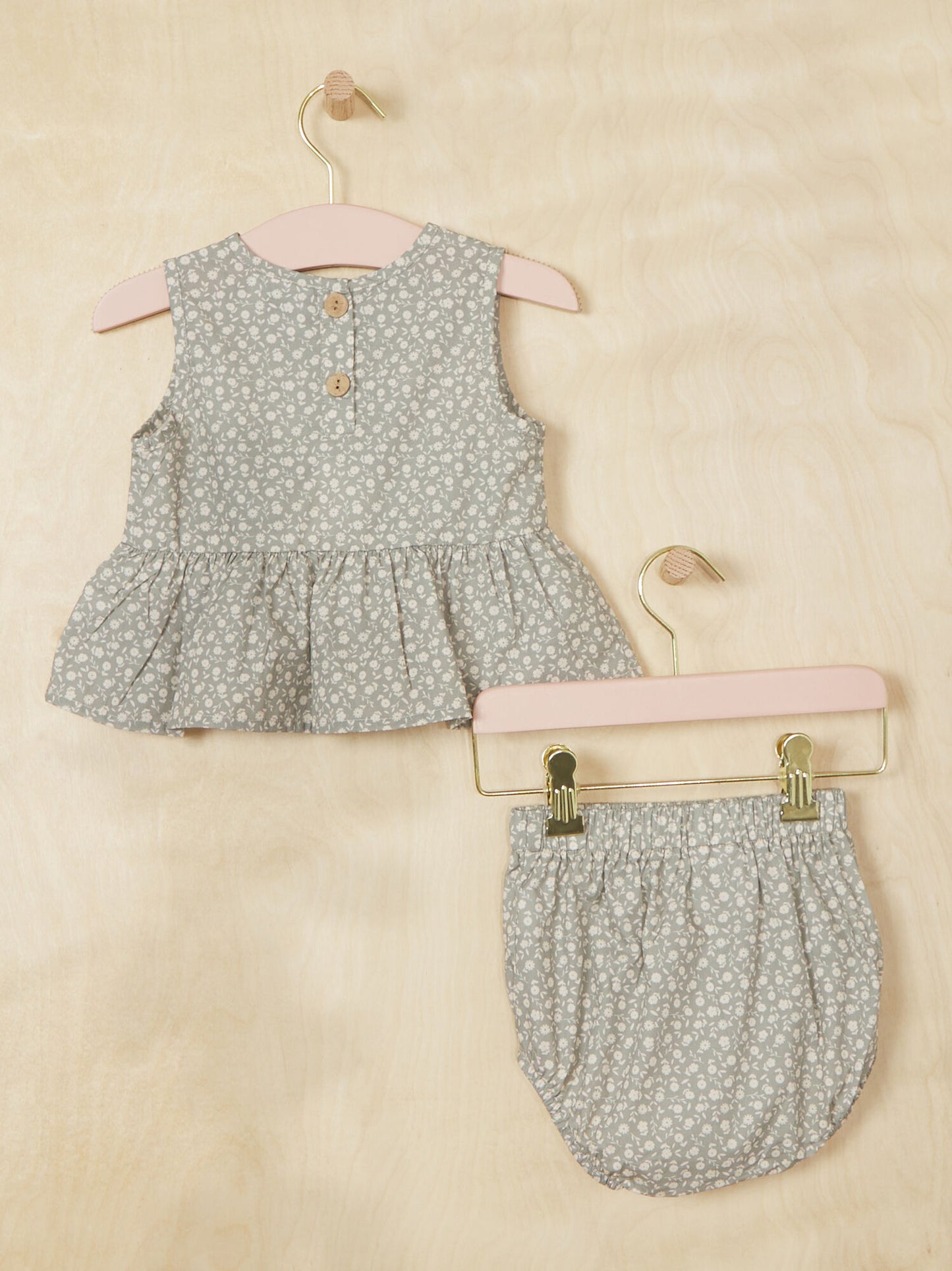  Azura Floral Top And Bloomer Set