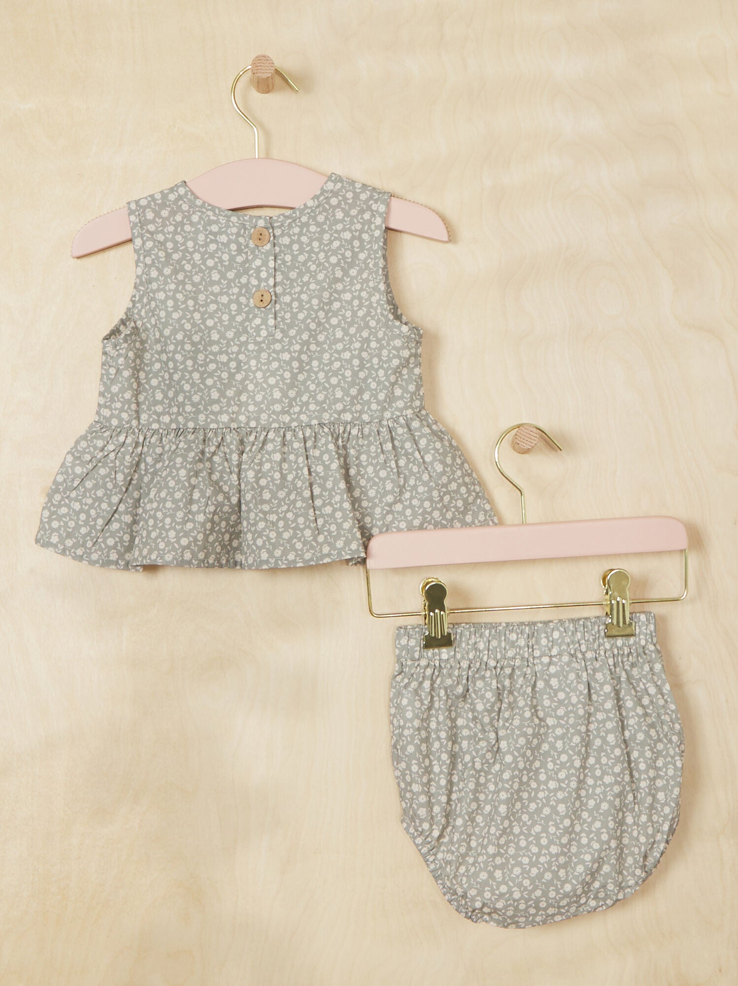  Azura Floral Top And Bloomer Set