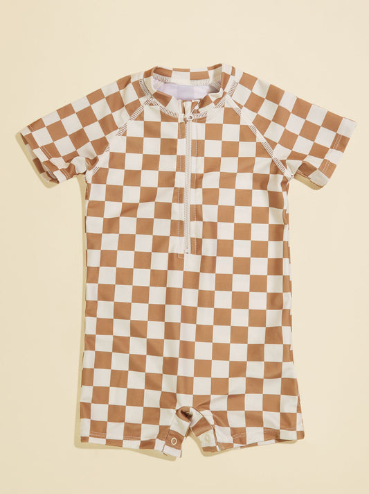  Chandler Checkered Swim One-Piece