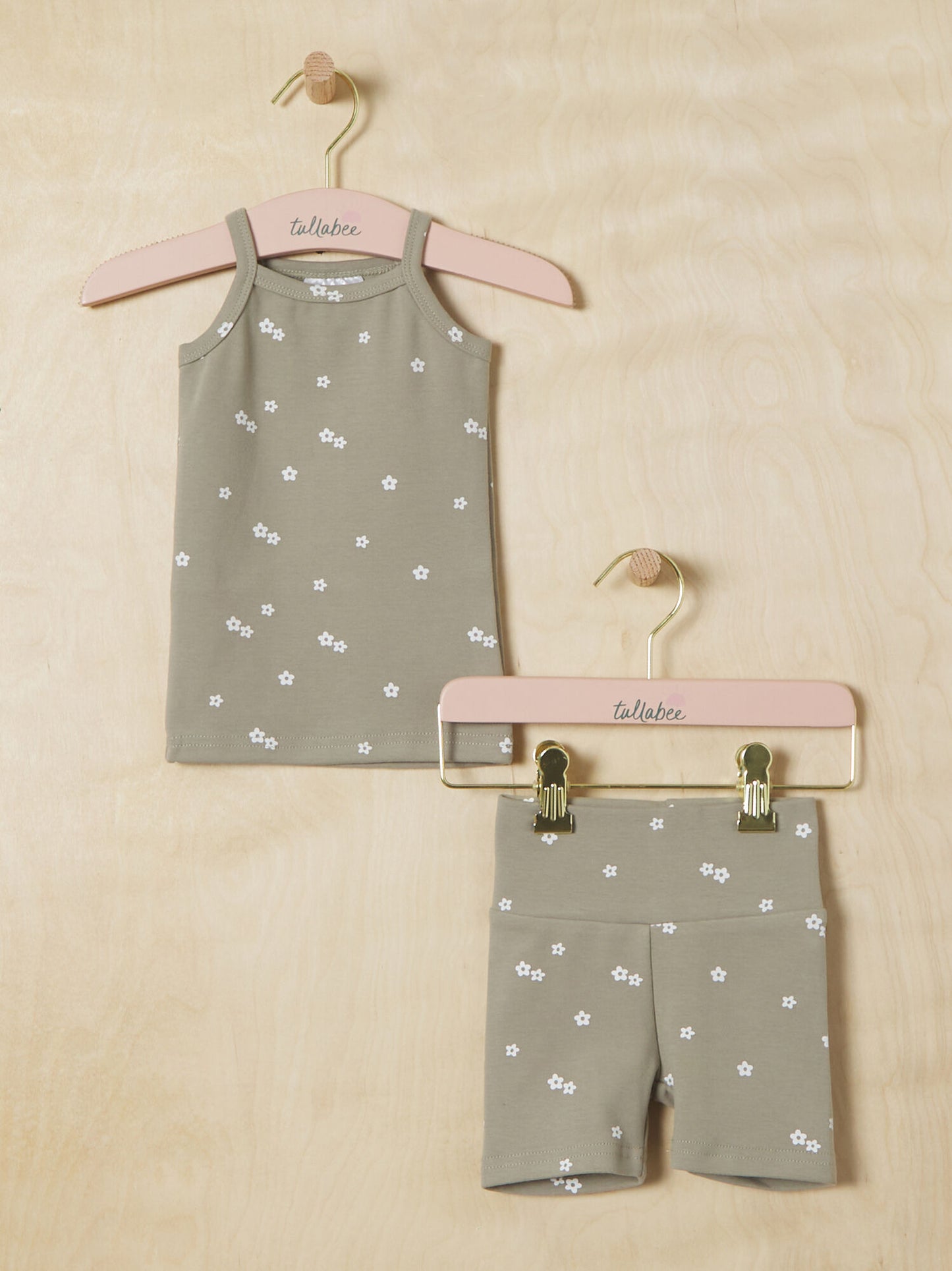  Calliope Tank And Biker Shorts Set