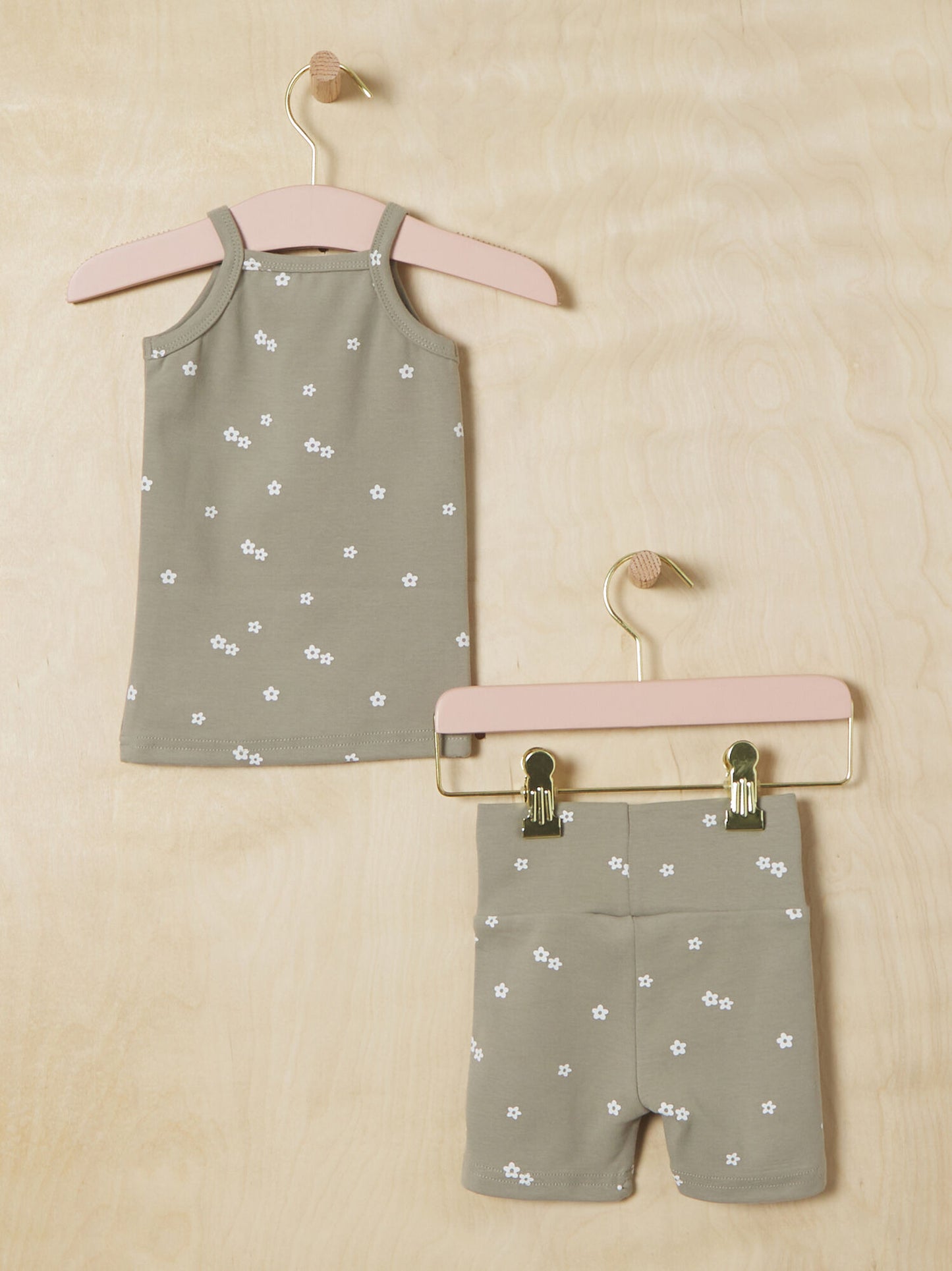  Calliope Tank And Biker Shorts Set