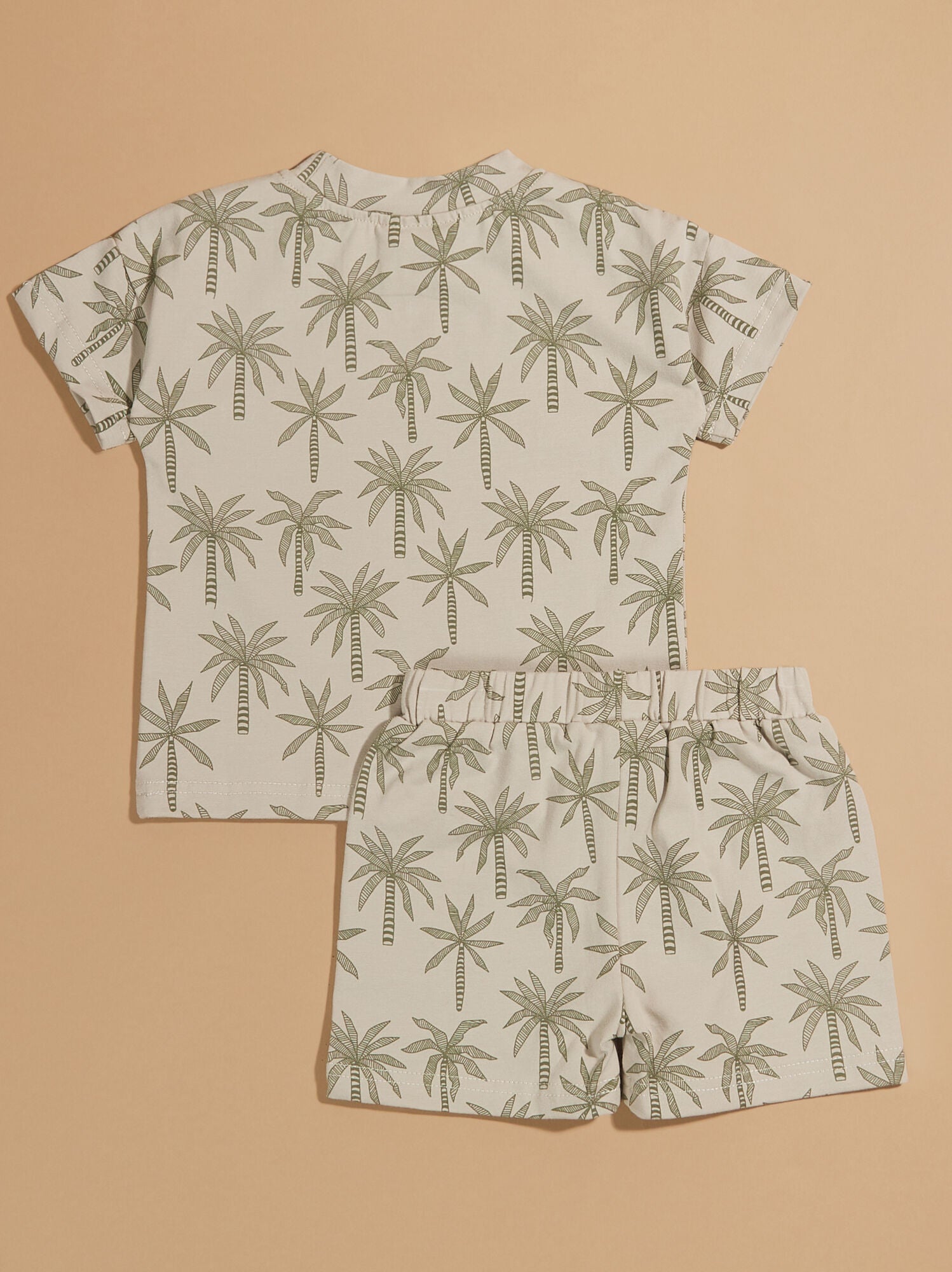  Beach Palms Tee And Shorts Set
