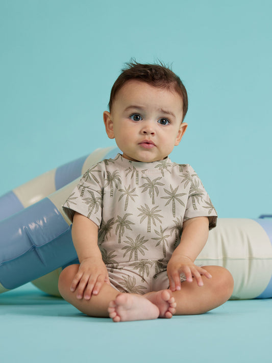  Beach Palms Tee And Shorts Set