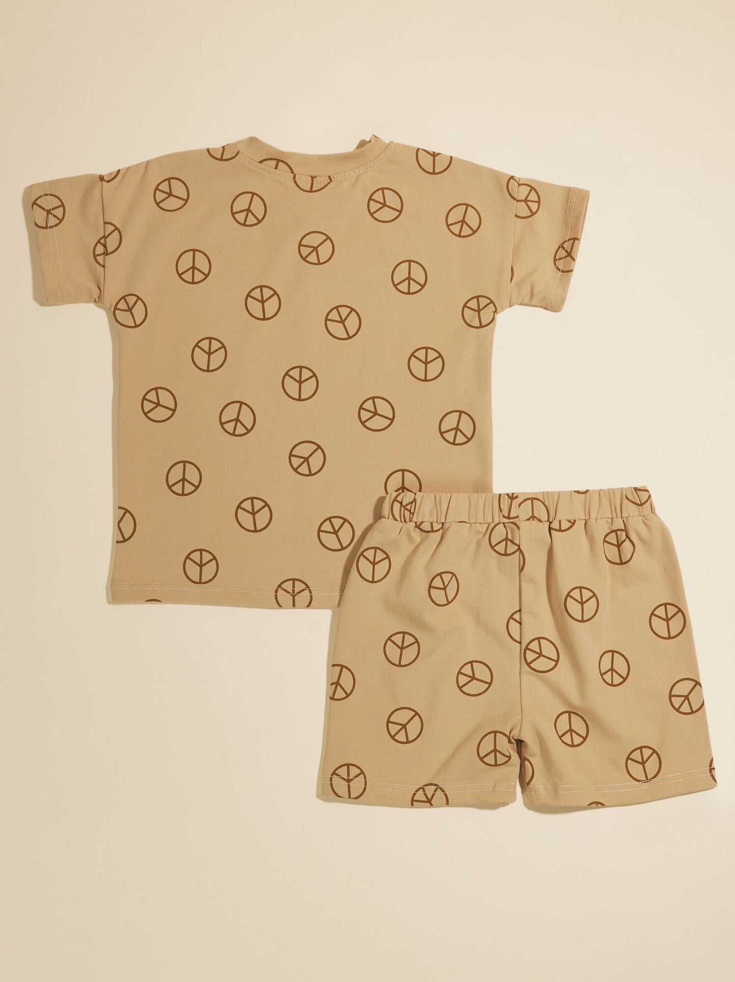  Peace Tee And Shorts Set