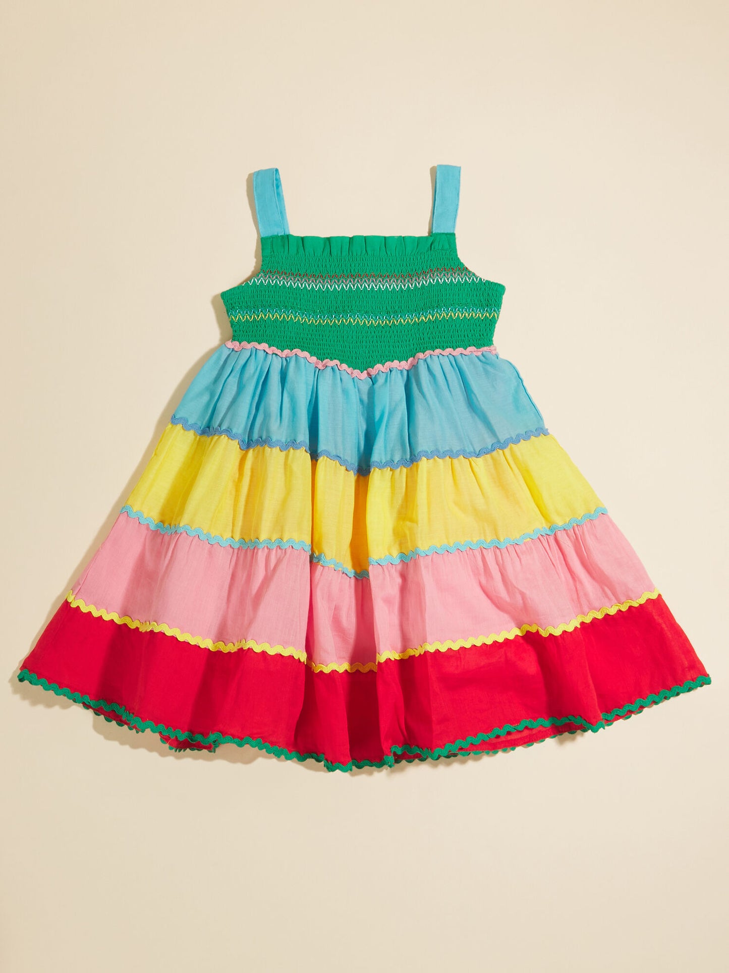  Ashley Smocked Tiered Dress