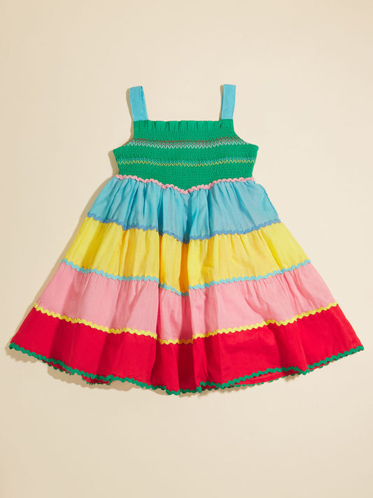  Ashley Smocked Tiered Dress