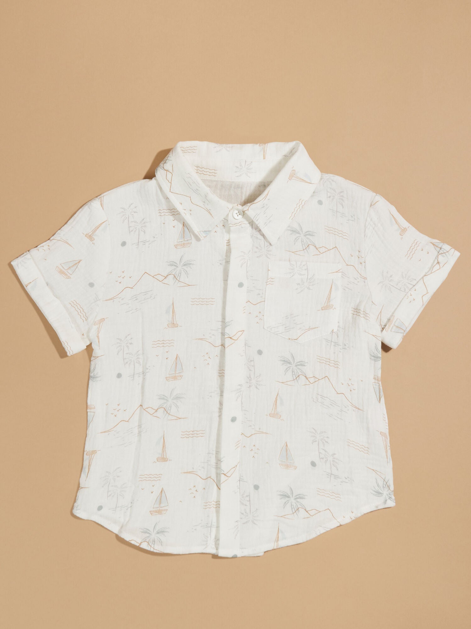 Elijah Boat Button-Down Shirt