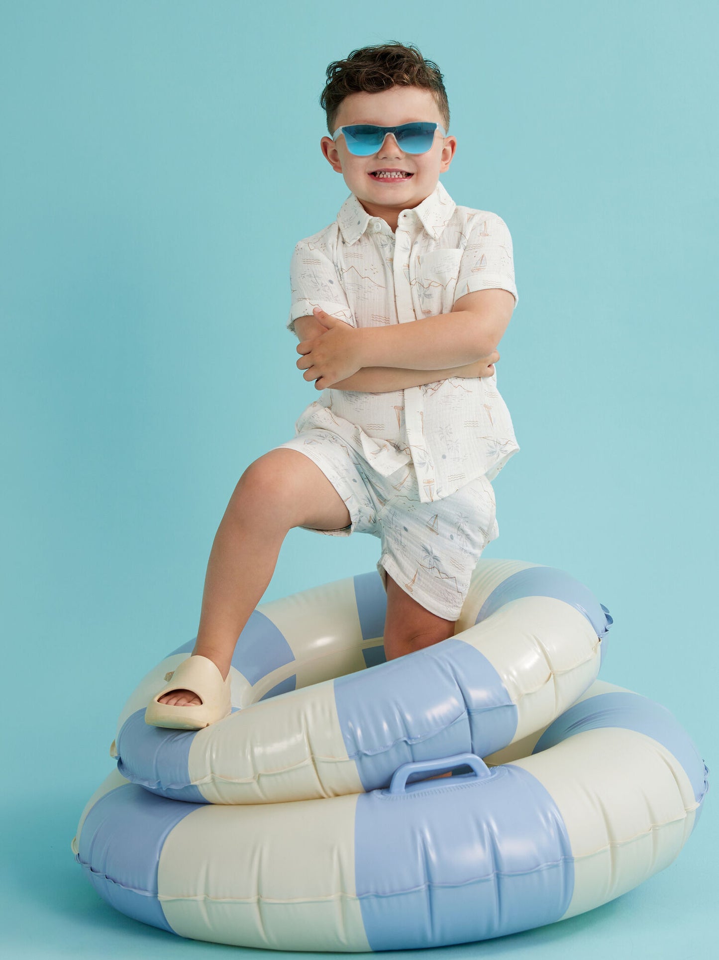  Elijah Boat Button-Down Shirt
