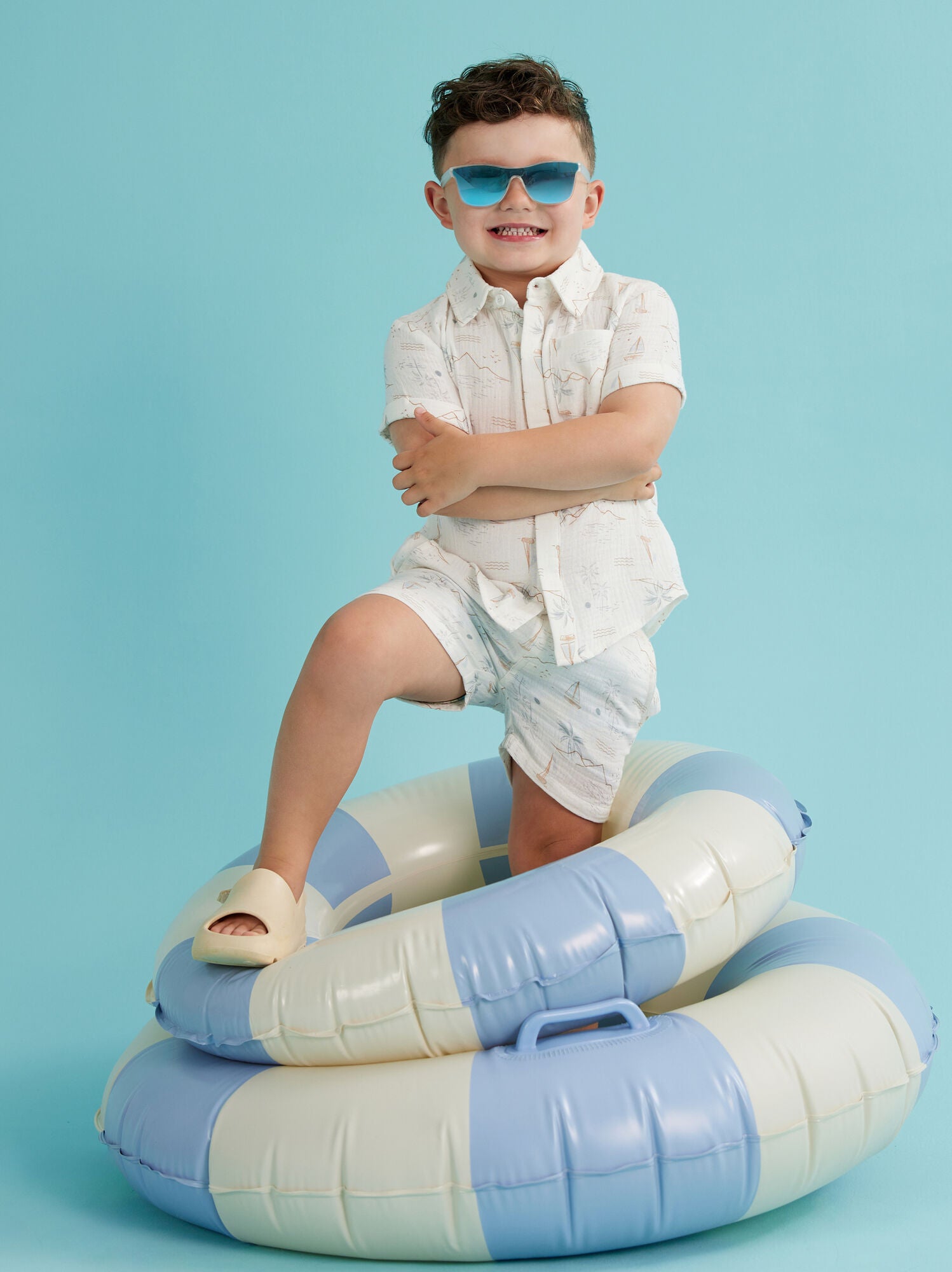  Elijah Boat Button-Down Shirt