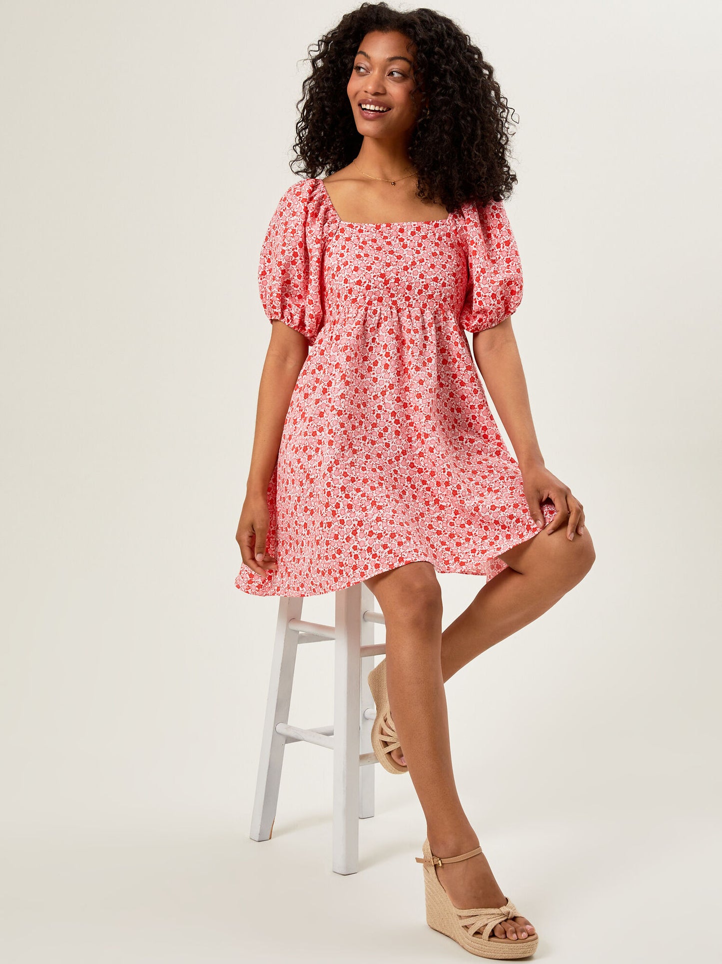  Kendra Floral Smocked Mama Dress
