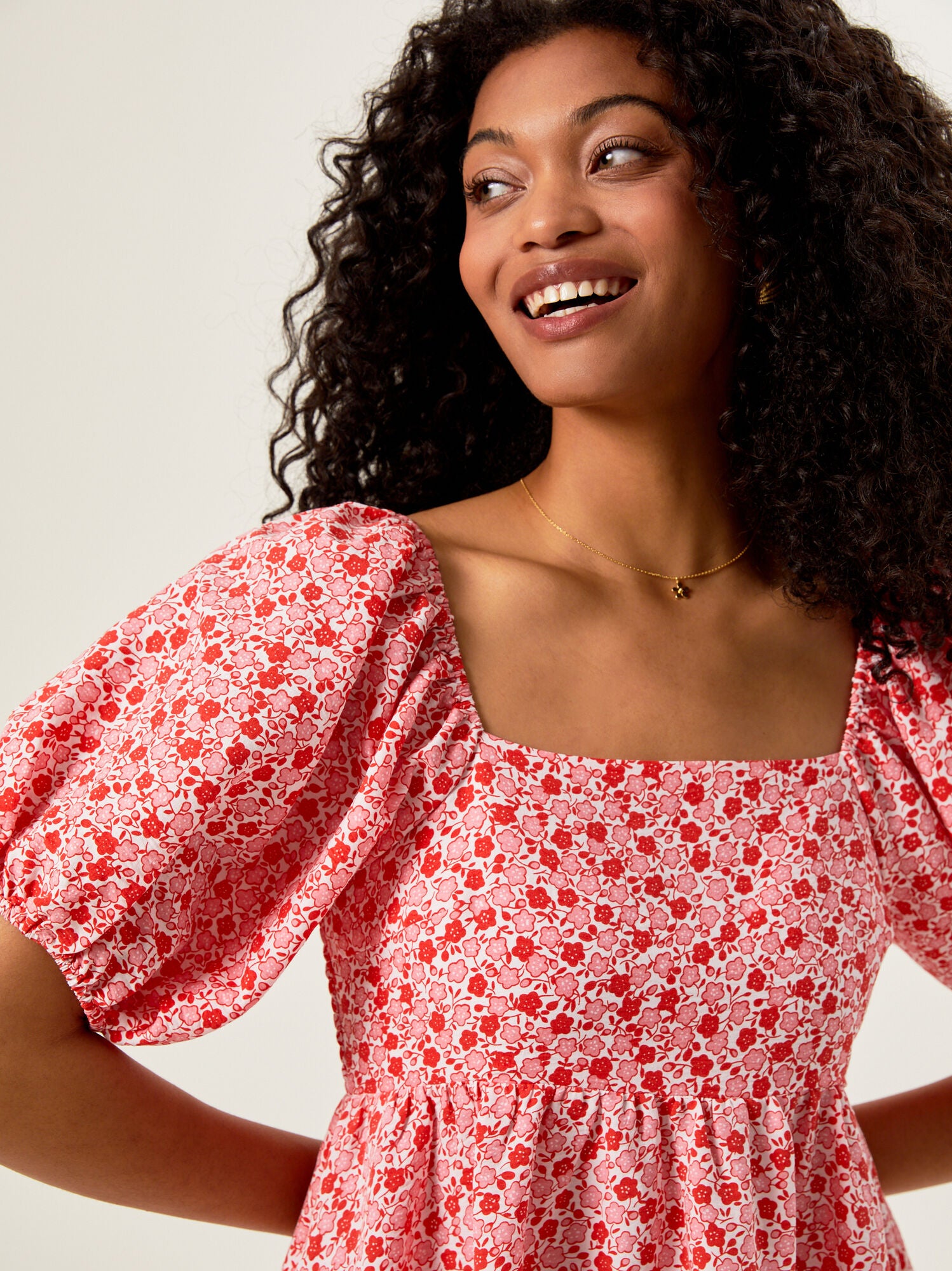  Kendra Floral Smocked Mama Dress