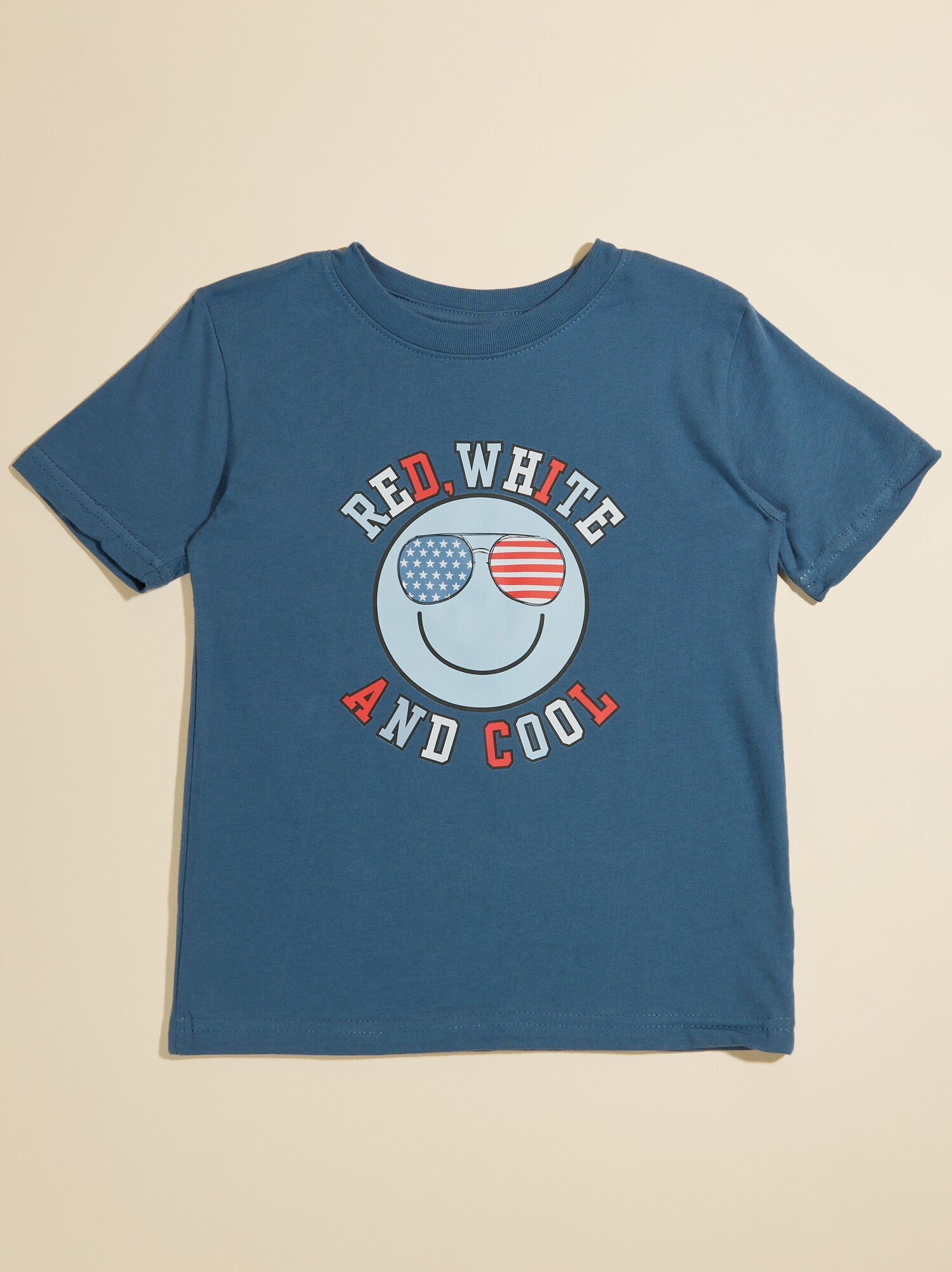  Red White And Cool Graphic Tee