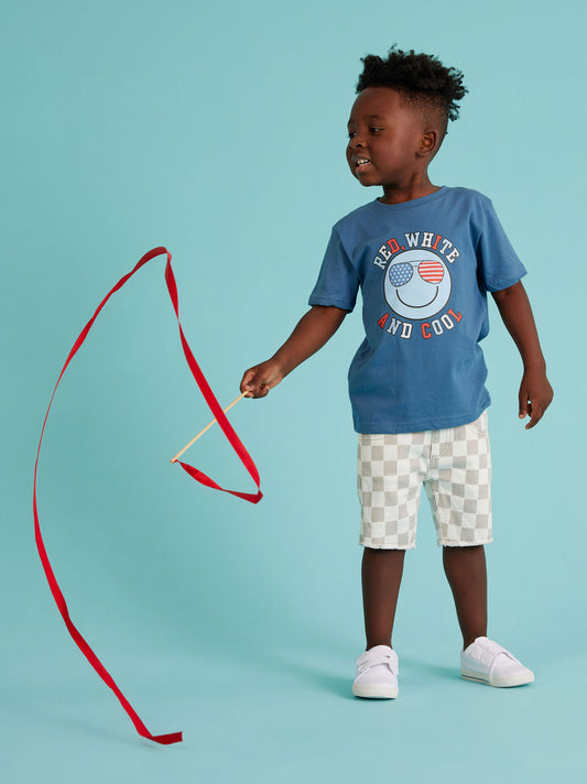  Red White And Cool Graphic Tee