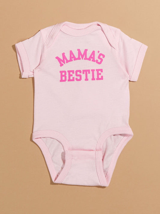  Mamas Bestie Graphic Bodysuit
