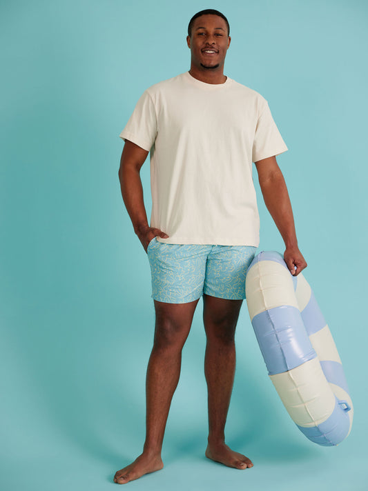  Sunset Surfer Dad Swim Trunks