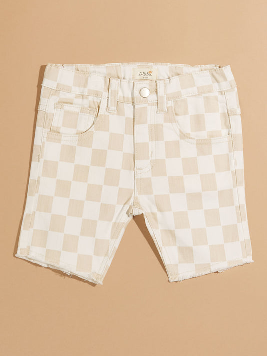  Ben Baby Checkered Shorts